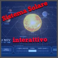 sistema solare interattivo